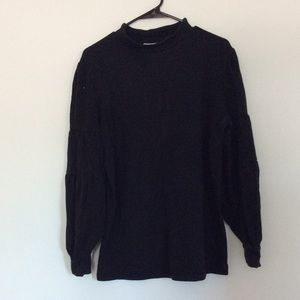 Isabel Maternity longsleeve black turtleneck shirt